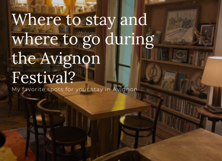 warm interior coffee shop avignon festival 2026 where to stay and where to go curated addresses