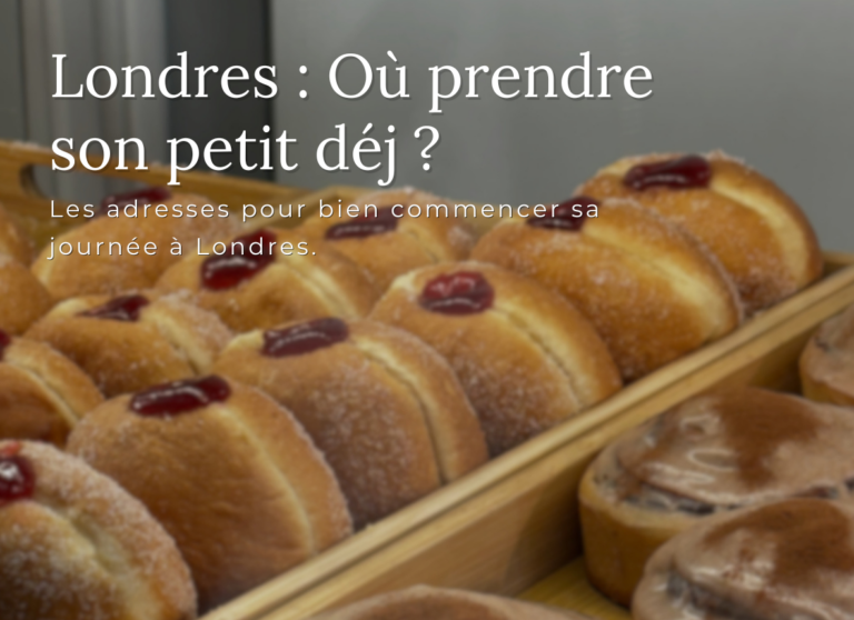 Visuel Londres petit déjeuner, viennoiseries et bagels chez Beigel Bake Brick Lane Londres