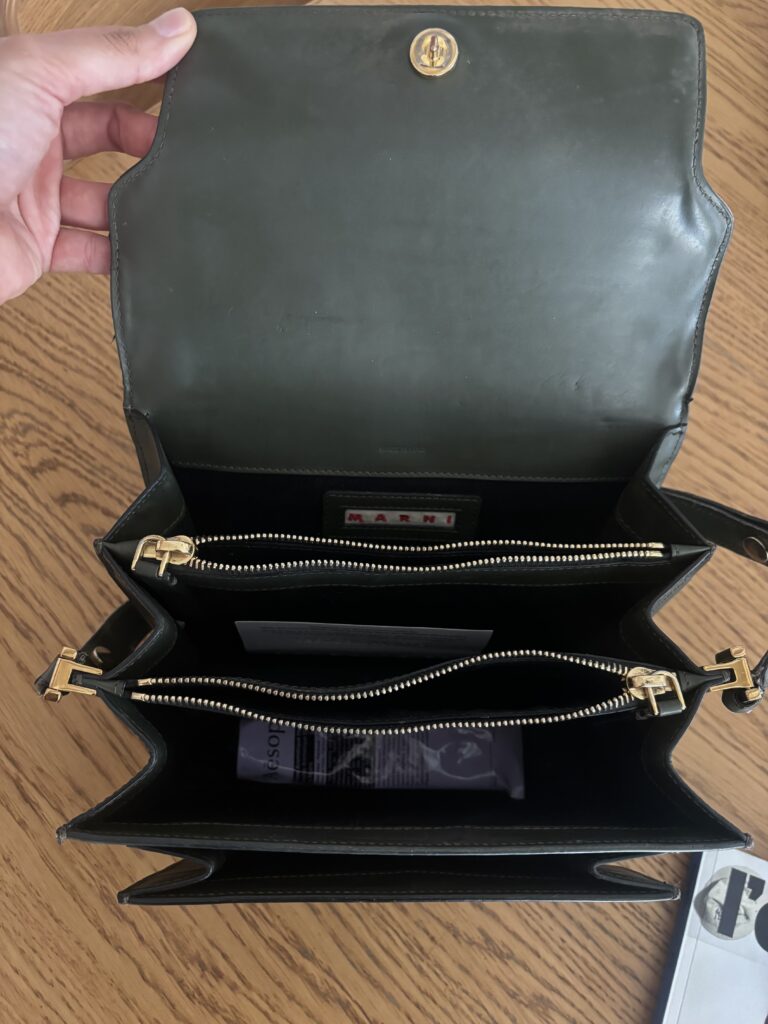 Intèrieur Accordéon du sac Marni Trunk