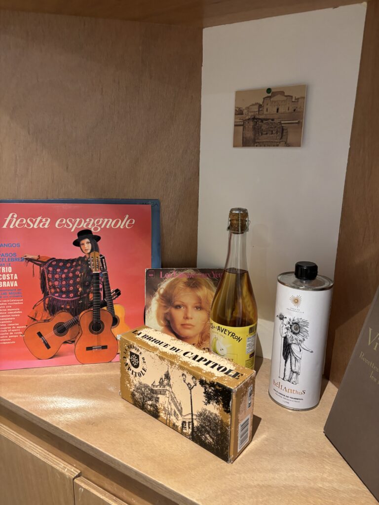 Vinyl selection in the communal areas of Alfred Hotels